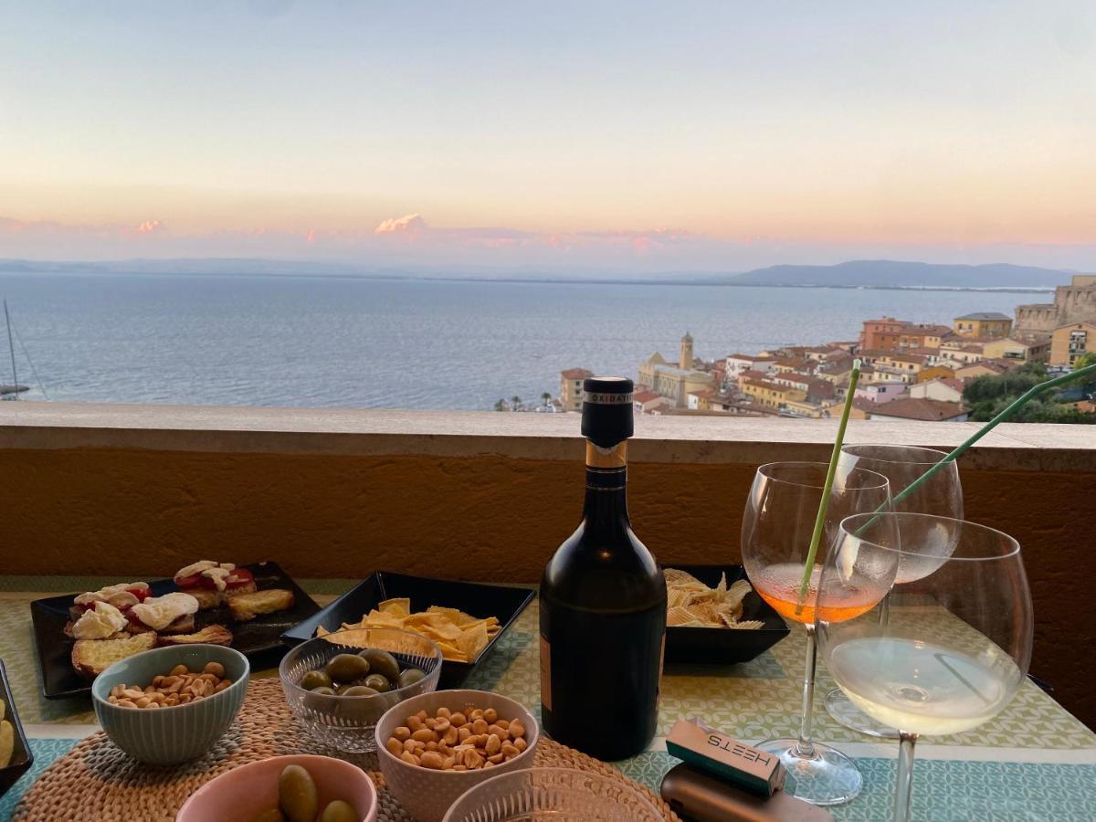 Bilocale Vista Mare Con Posto Auto Lägenhet Porto Santo Stefano  Exteriör bild